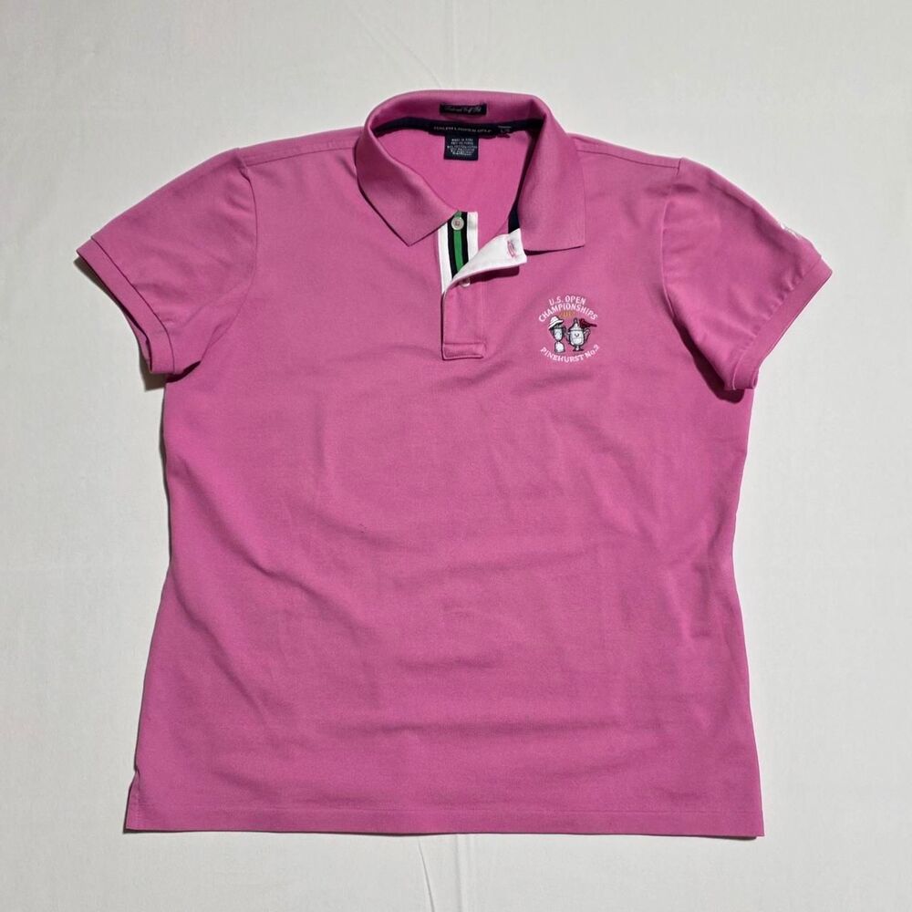 Ralph Lauren Polo Golf shirt US Open Championship Pinehurst No. 2 women's large